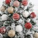 thumbnail image 5 of 4 bolas de Navidad de 8 cm para colgar en el árbol de Navidad, adornos navideños para fiestas en casa, feliz año nuevo 2023, Navidad de alta calidad, 5 of 5