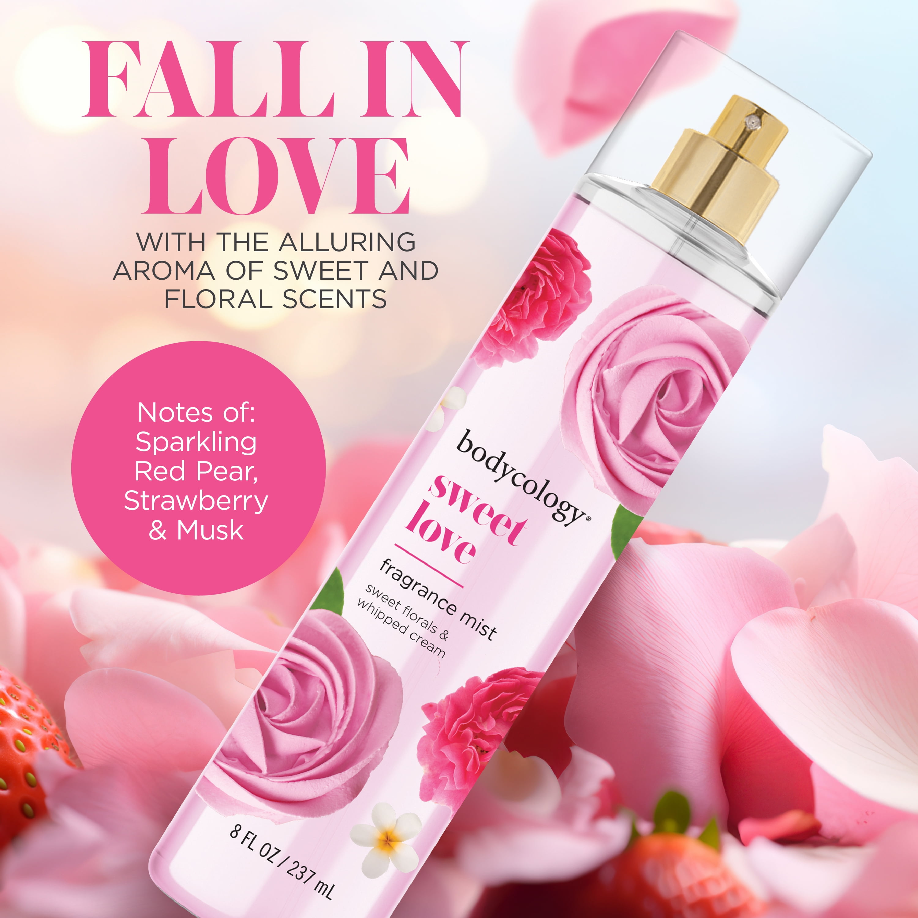 Bodycology Fragrance Body Mist, Sweet Love ,8 fl oz