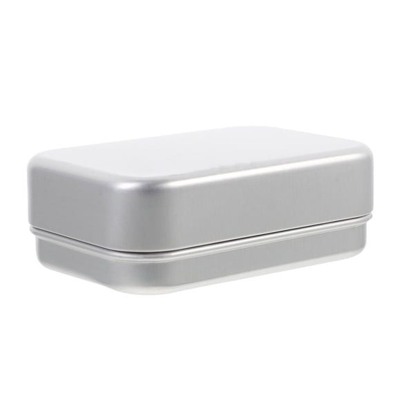 NICEXMAS Portable Lightweight Aluminum Soap Box with Leak-Proof Lid and Drain Tray, Travel Bathroom Storage Case