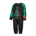 thumbnail image 3 of DuAnyozu Christmas Pajamas for Family 2023 Family Matching Outfits Xmas Long Sleeve Family Jammies Matching Holiday Pajamas, 3 of 9