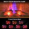 thumbnail image 6 of Amijoy 27" Electric Fireplace Heater, Freestanding Fireplace Stove With Remote Control, 7 Flame Colors, Overheat Protection, 6 of 7