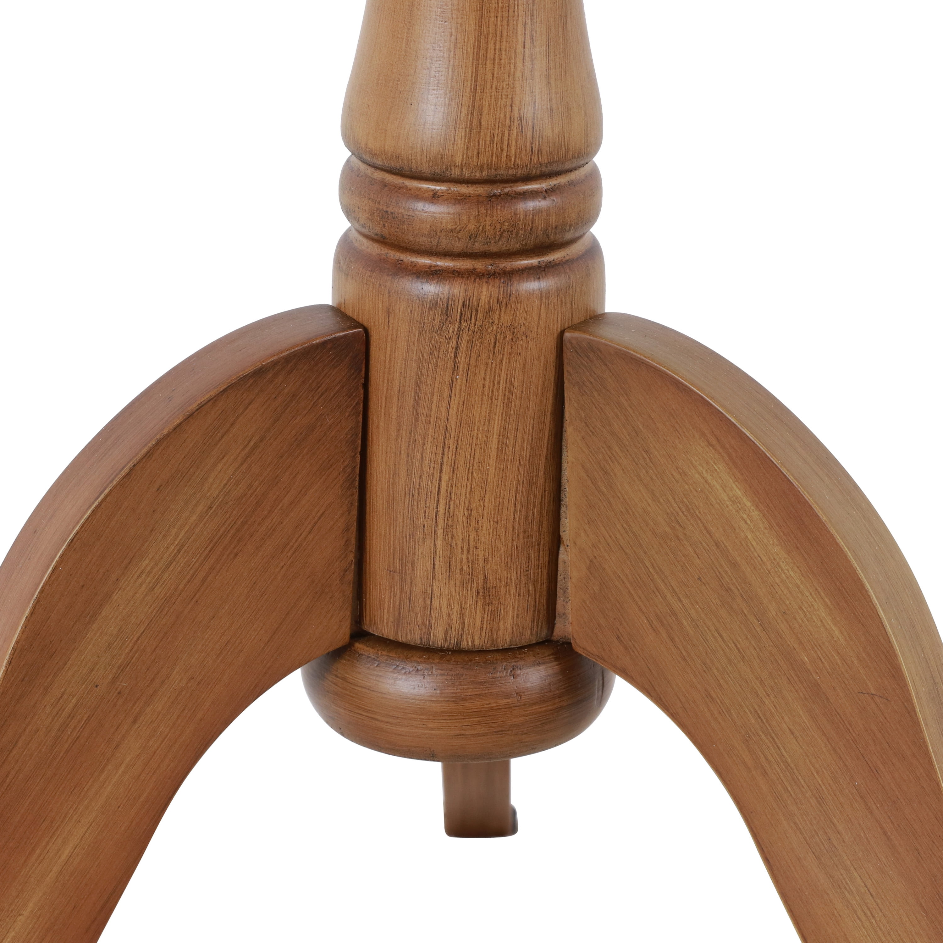 Decor Therapy Chic Pedestal Round Accent Table, 24"x 15"x 15" - Honeynut