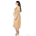 thumbnail image 2 of Vestido camisero de lino Roman Fashion /Tallas Extras, 2391 (Beige) beige 36, 2 of 7