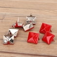 thumbnail image 4 of 12mm Studs, Colorful Nailheads for DIY Clothes, Shoes, Bags Decoration. Metal Cone Studs, Random Color, 1 Box Pyramid Studs for Various Craft Needs, 4 of 7