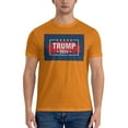 thumbnail image 4 of Yiaed Trump 2024 Take America Back Print Mens T-Shirt,Lightweight Cotton Tee, Crewneck T-Shirt For Men Basic Tee Shirt-3X-Large, 4 of 5