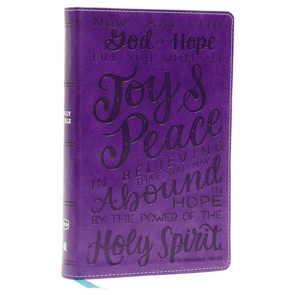 Nkjv, Holy Bible for Kids, Verse Art Cover Collection, Leathersoft, Purple, Comfort Print: Holy Bible, New King James Ve, (Hardcover)
