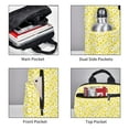 thumbnail image 5 of Daiia Daisies Flowers School Backpack for Men and Women Lightweight Backpack Durable Backpack Water-Resistant,Travel,Work Bag, 5 of 9