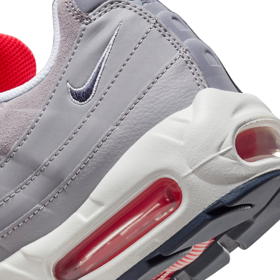 Men's Nike Air Max 95 Cement Grey/Thunder Blue (DB0250 001) - 7.5