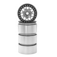 thumbnail image 2 of Rim Aluminum Alloy Wheel Rim Beadlock Wheel Rims Hub 4pcs 1.9inch Replacement for 1/10  Axial SCX10 90046 SCX10 III AXI03007 AXI03003 RC Car, 2 of 7