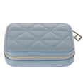 thumbnail image 3 of WORGEOUS Bolsa de almacenamiento de lápiz labial bolsa de cosméticos portátiles de cuero de vaca simple bolsa de lápiz labial con espejo, 3 of 8