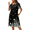 Floral Butterfly, variant on Oudiya House Dress for Women with Pockets Moomoo Dresses Short Sleeve Mumu Nightgown Button Down Sleepwear, S-3XL