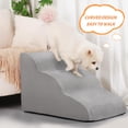 thumbnail image 3 of Rampa y escalera para perros Aodisman de 3 peldaños para sofá y silla, 3 of 6