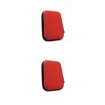 thumbnail image 4 of Monstrate Bolsa de almacenamiento de Cable de datos EVA, organizador de bolsillo de malla de Color sólido de estilo Simple, bolsa organizadora Rojo 2Conjunto, 4 of 6