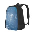 thumbnail image 1 of Easygdp Snowflakes1 Mochila de Gran Capacidad Minimalista Ideal para Escuela, Viajes y Uso Diario, 1 of 6
