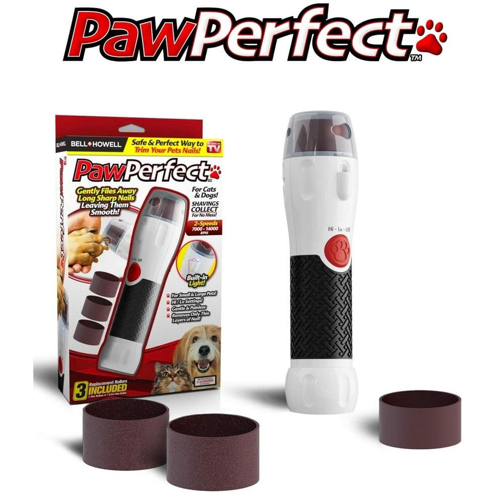 Bell + Howell Paw Perfect Pet Nail Rotating File, As Seen On TV