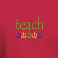thumbnail image 3 of CafePress - TEACH PEACE Dark T Shirt - Men's Classic Graphic Cotton T-Shirt, 3 of 4