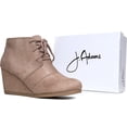 thumbnail image 6 of J. Adams Roxy Low Heel Wedge Lace Up Ankle Boot, 6 of 7