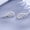 Silver, variant on Amy And Annette 14 K Rose Gold Plated Angel Wing earring crawlers