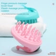 thumbnail image 3 of Masajeador capilar para el crecimiento del cabello con cepillo de silicona suave, doble uso en seco y húmedo y limpieza profunda., 3 of 5