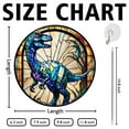 thumbnail image 2 of Dinosaur Stained Glass Suncatcher, Dinosaur Glass Suncatchers for Windows For Merry Christmas, 2 of 7
