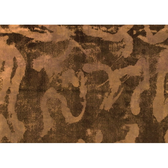 Ahgly Company Indoor Rectangle Persian Orange Bohemian Area Rugs, 2' x 5'