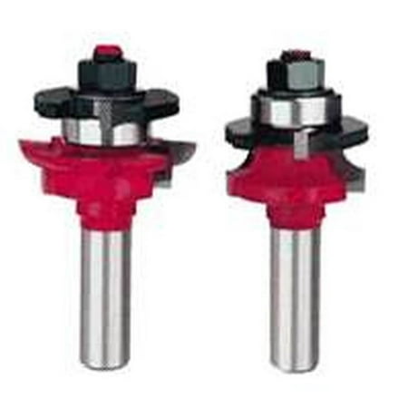 Freud Bit Set - Freud 99-760 Premier Adjustable Quarter Round Rail and Stile Bit Set