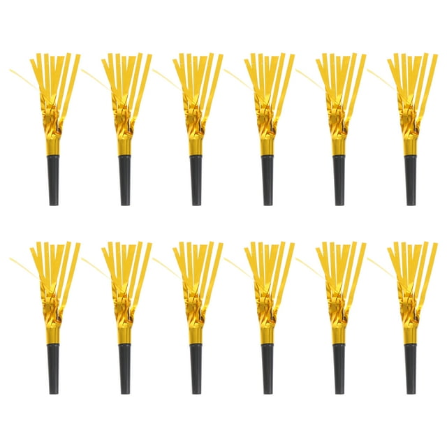 MasteelfCA 12 Pcs Sifflets de Fête de Nouvel An Décorations de Fête de Nouvel An