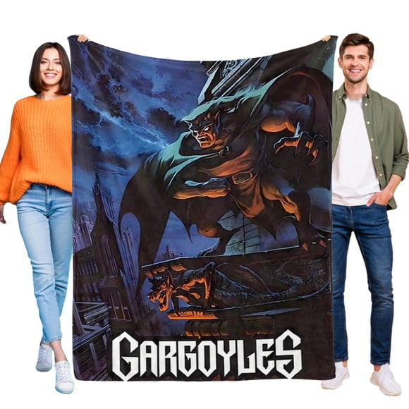 Gárgolas anti-pilling, suave, ligera, esponjosa y acogedora de lujo para hogar y cocina – Perfecta para niños y adultos,120X80cm
