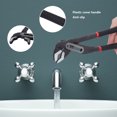 thumbnail image 1 of Llave para tubos, alicates para bomba de agua de acero con alto contenido de carbono de 8/10/12 pulgadas, alicates para juntas con ranura de mandíbula recta, los mejores materiales, 1 of 7