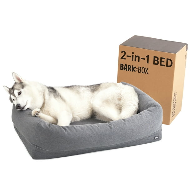 Barkbox 2-in-1 Memory Foam Cuddler Dog Bed | Plush Orthopedic Joint