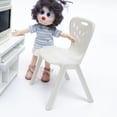 thumbnail image 4 of Silla de plástico en miniatura Hugo Accesorios 1:10 Blanco, 4 of 10