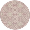thumbnail image 6 of Nourison Jubilant Geometric Floral Ivory/Pink 8' x round Area Rug, (8' Round), 6 of 9