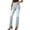 Light Blue, variant on kcavykas Pants Women Womens Straight Leg Jeans High Waisted Washed Denim Pants Pockets Comfortable for Everyday Casual Beige M