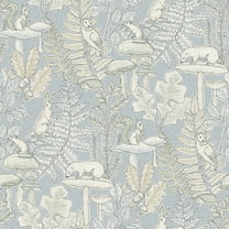 Chesapeake Holt Light Blue Woodland Wallpaper