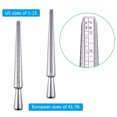 thumbnail image 1 of FlyFlise Silver Ring-sizer Gauge Tool Finger Sizing Measuring Stick, 1 of 7