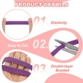 thumbnail image 3 of Uxcell Flat Drawstring Cord, Soft Cotton Draw String Replacement Rope Roll for Hoodie Sweatpants Shorts Strap Garment Purple 20 Yard  0.5 inch, 3 of 6