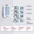 thumbnail image 5 of BaldrTherm Three Channel Thermo-Hygrometer, Wireless Temperature & Humidity Monitor, 3 Sensors Included, 5 of 10