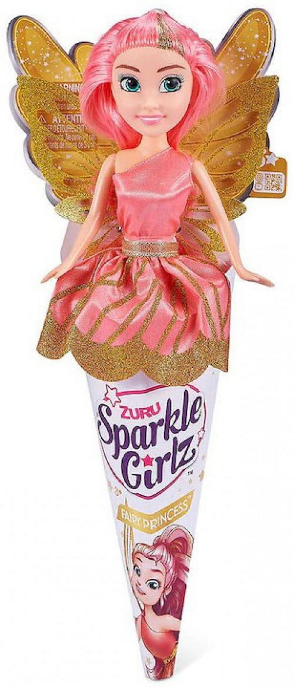 ZURU Sparkle Girlz Fairy Princess Doll, Poseable Design, Purple
