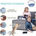 thumbnail image 4 of Pet Cat Anti-Scratch Guard Shield Training Strip Sofá Wall Door Protector Sticker (30 * 45/8pcs + 20pcs clavos), 4 of 5