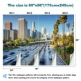 thumbnail image 3 of Peel and Stick Wallpaper Los Angeles City Freeway Traffic Sunset Modern Art Wall Mural Decor Self Adhesive and Removable 69in x 98in, 3 of 8
