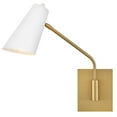 thumbnail image 3 of Hinkley Lighting 48310 Bray 17" Tall Wall Sconce - Lacquered Brass / Chalk White, 3 of 7