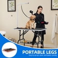thumbnail image 5 of Dextrus Adjustable Dog Grooming Table with Noose & Storage Tray, 310 lb Limit, 5 of 10
