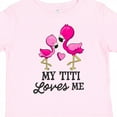thumbnail image 4 of Inktastic My Titi Loves Me with Two Flamingos Boys or Girls Toddler T-Shirt, 4 of 5