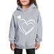 thumbnail image 1 of Sudaderas con capucha para niños y niñas, sudaderas casuales de manga larga, lindas sudaderas de gran tamaño con bolsillo de polar, chaquetas para niñas, 1 of 4