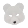 thumbnail image 3 of Máscara de Halloween de animales, accesorio de disfraz para cosplay, máscara de Halloween para graduación blanco, 3 of 9