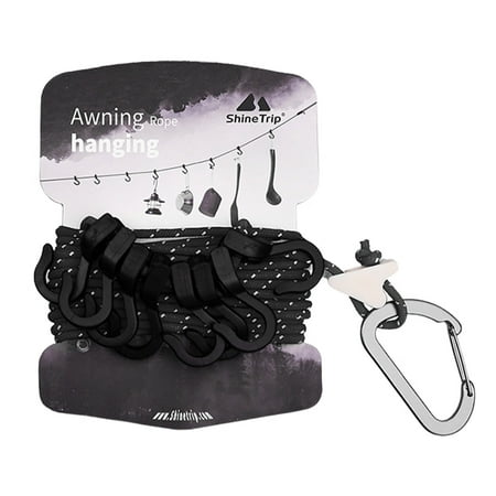 

Travel Clothesline | Camping Lanyard Hanger | Gear Line Organizer Camping Travel Gadgets For Outdoor And Indoor Use Adjustable Rope Buckle