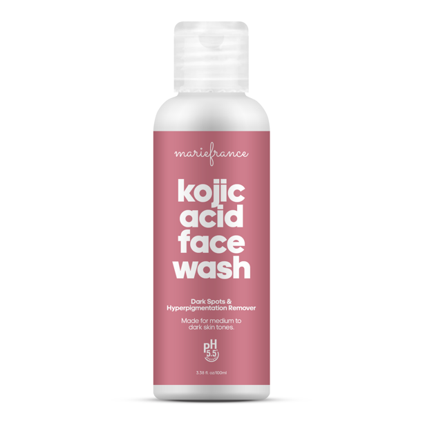 Kojic Acid Face Wash for Hyperpigmentation & Dark Spots, Made for Medium to Dark Skin Tones, 5.5
