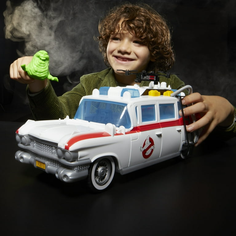 Ghostbusters Track Trap Ecto 1 Car Toy with Slimer Toy Accessory