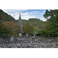 thumbnail image 2 of Flaherty, Dennis 18x13 Gold Ornate Wood Framed with Double Matting Museum Art Print Titled - Japan, Kyoto Thousands of Buddhist statuettes, 2 of 4