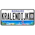 thumbnail image 4 of Bonaire Kralendijk Novelty Car License Plate, 4 of 4